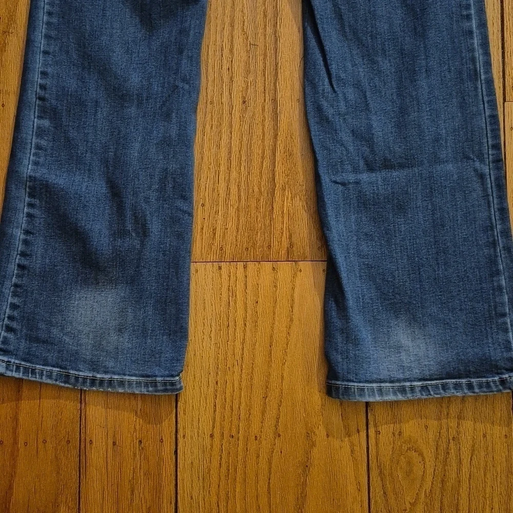 Ingrid & Isabel Under Belly High-Rise Denim Flare Maternity Jeans Sz M